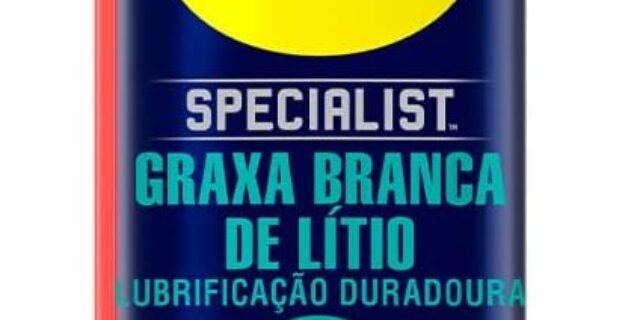 WD-40 Specialist Graxa Branca de Lítio 365ml, 280g – Aerossol – Lubrificação para alto atrito