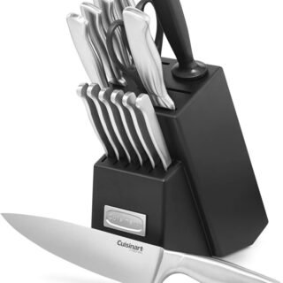 Conjunto de Facas Cuisinart Classic Collection, 15 Peças em Aço Inoxidável