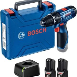 Bosch Parafusadeira Furadeira GSB 120-LI 12V com 2 baterias, 1 carregador e maleta