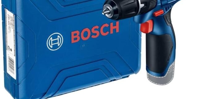 Bosch Parafusadeira Furadeira GSB 120-LI 12V com 2 baterias, 1 carregador e maleta