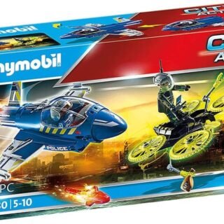 SUNNY, Playmobil, Jato da Polícia com Drone, City Action