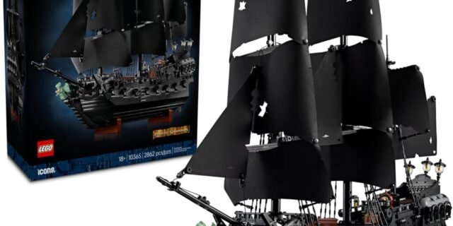 LEGO Icons Navio Pirata do Capitão Jack Sparrow, Kit de Construção para Adultos 10365