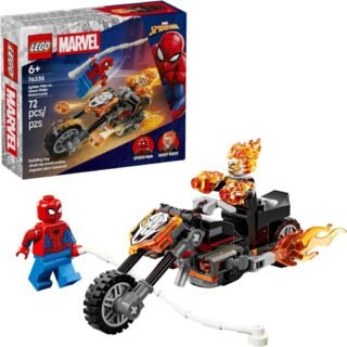 LEGO Marvel Homem-Aranha vs Motocicleta Fantasma com Motocicleta 76335