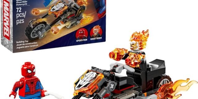LEGO Marvel Homem-Aranha vs Motocicleta Fantasma com Motocicleta 76335