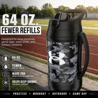 UNDER ARMOUR UA 1,8 l Playmaker Jarro impresso Black Woodland OSFA