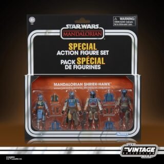 STAR WARS The Vintage Collection Mandalorian Shriek-Hawk, The Mandalorian 9,5 cm colecionável pacote com 4 (exclusivo da Amazon)