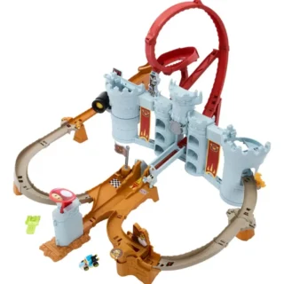 Pista de brinquedos Hot Wheels Mario Kart Castle Bowser Castle Bowser Castle Bowser