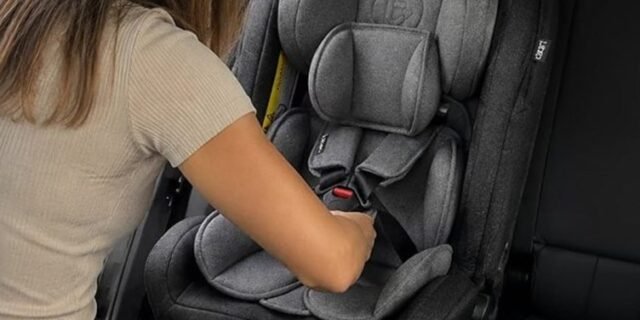 Cadeira para Auto 0-36Kg Isofix Litet All Stages Fix 2.0 Preta e Cinza