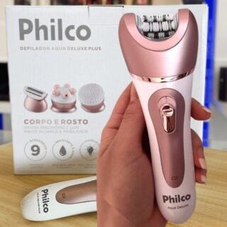 Depilador Philco PDP02R Aqua Deluxe Plus 9 em 1 Sem Fio Bivolt
