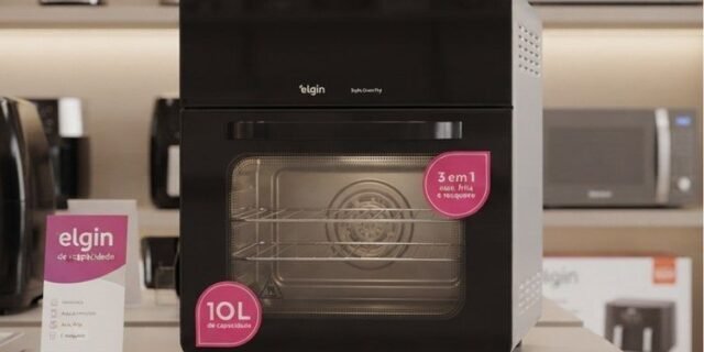 Fritadeira e Forno Elétrico Style Oven Fry 3 em 1 Elgin – 10 Litros, 220V