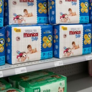 Fralda Turma da Mônica Baby Mega P 62 Unidades