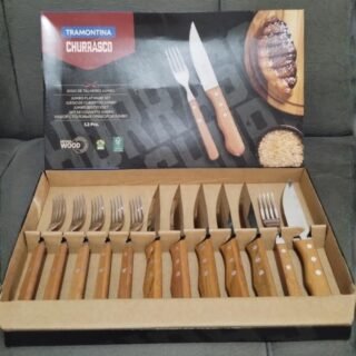 JOGO CHURRASCO INOX 12PC DYNAMIC