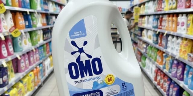 Omo Sabão Líquido Omo Puro Cuidado 5l