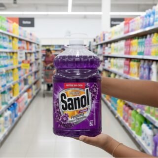 Sanol Desinfetante Líquido Para Uso Geral Lavanda 5 Litros