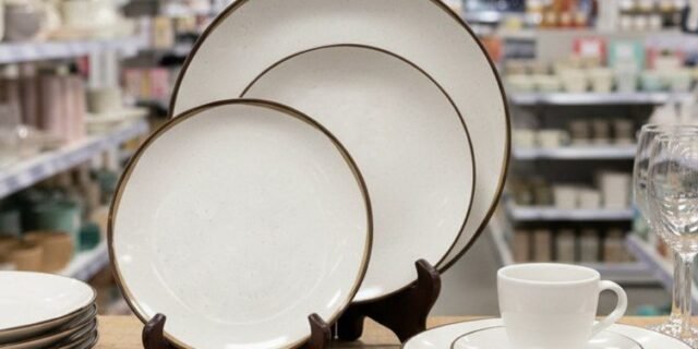 Aparelho De Jantar Tramontina Canyon Em Porcelana Decorada 20 Peças
