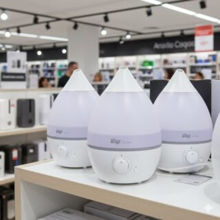 WAP Umidificador de Ar AIR FLOW com Luminária e Difusor de Aromas, 4 Litros
