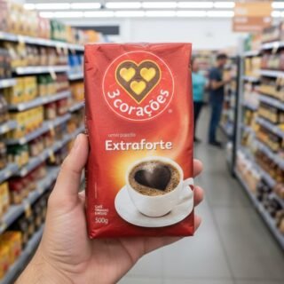 3 Corações Café Torrado E Moído Extra Forte, 500g Vácuo