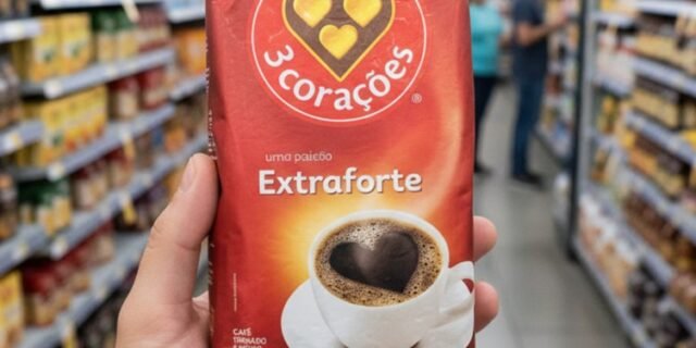 3 Corações Café Torrado E Moído Extra Forte, 500g Vácuo