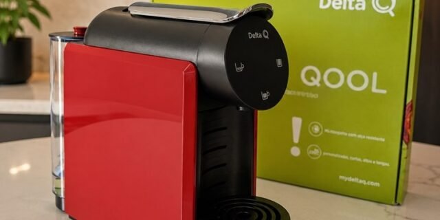 Cafeteira Cápsulas MiniQool Vermelha 127V