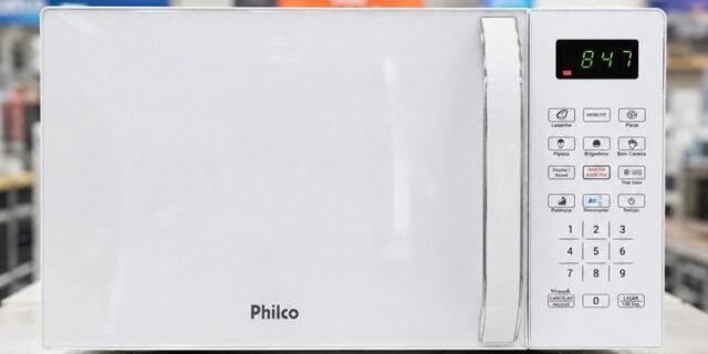 Micro-ondas Philco 20l Branco Pmo23b 110v 110v