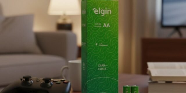 Pilhas Alcalinas AA Elgin – Tubo com 24 unidades
