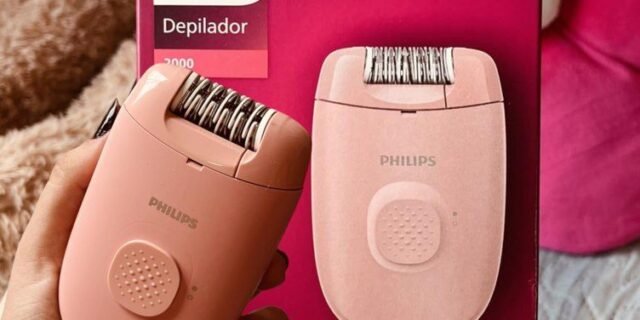 Depilador Philips Satinelle Com 1 Acessório, Depilação Feminina Bre229/00 Rosa Bivolt