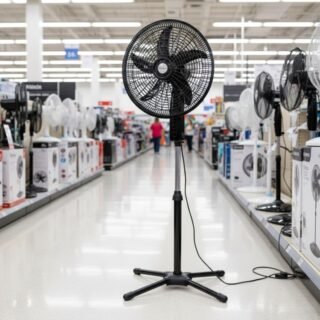 HEPTA WORLD Ventilador de Coluna, Resfriamento, Silencioso