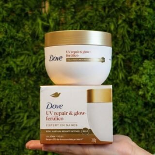 Dove Máscara de Resgate Intenso 10 em 1 UV Repair & Glow + Ferúlico 250g