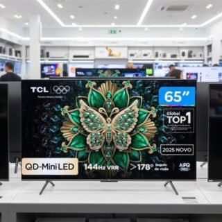 APP Smart TV 65″ TCL 4K UHD MiniLED 65C6K 120Hz Google TV AiPQ Google Assistente 4 HDMI 2 USB