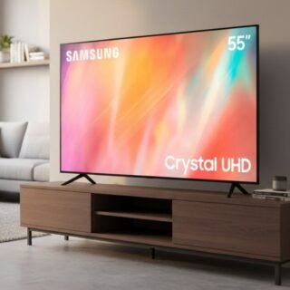 Smart TV Samsung 55” Crystal UHD 4K Tizen LED Bivolt Wi-Fi