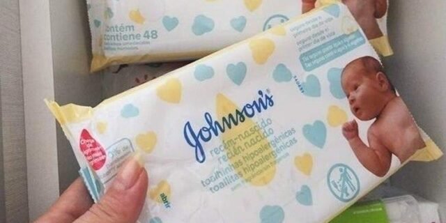 Lenços Umedecidos Johnson’s Baby Recém Nascido, 48 Unidades