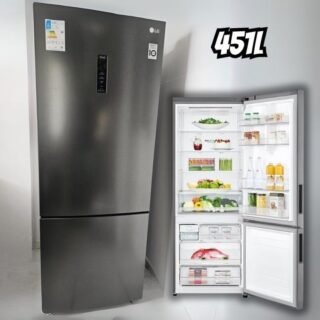 Magalu Geladeira/Refrigerador LG Frost Free Smart Inverse Prata 451L Inox Look GC-B569NLLM.APZFSBS – 220V