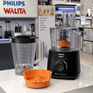 Multiprocessador PowerChop 600 Plus, Philips Walita, 4 em 1, Preto 600W, 220v
