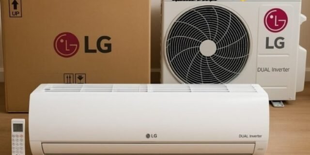 Ar Condicionado Split Hi Wall Inverter LG Dual Compact +AI 18000 BTU/h Quente e Frio S3-W18KLQAL – 220 Volts