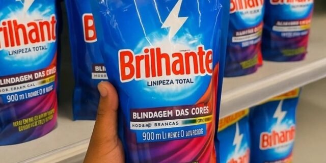 Brilhante Sabão Liquido Limpeza Total Refil 900 Ml