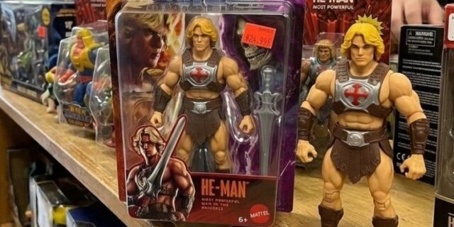Boneco Articulado He-man Motu First Ones Mattel. Herói De Eternia Com Aprox. 14 Cm, Função De Batalha E Espada Do Poder. Para Crianças E Fãs A Partir De 6 Anos