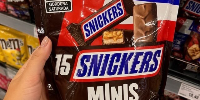 Chocolate Snickers Original Minis 15Un