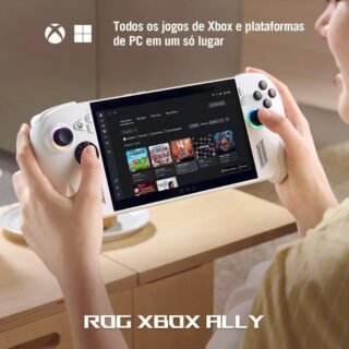 Console Portátil Rog XBOX Ally Amd Z2 A 512 SSD 16 Gb Ram Tela 7″ Windows 11 Oficial Asus Brasil Branco