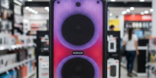 Caixa de Som Portátil Partybox 2000, Modelo DW2000, Conexão Bluetooth Versão 5.0, Cor Preta, Daewoo