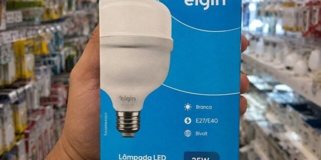 Elgin Lâmpada Super Bulbo Led t 30w Bivolt 6500k Branca