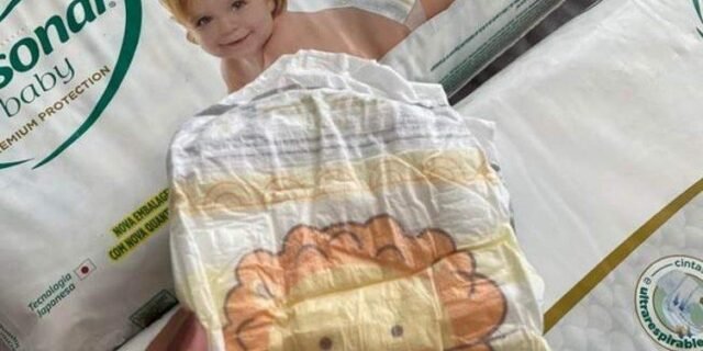 Personal ‘Fralda Baby Premium Protection M Com 34 Unidades