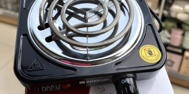 Fogão Cooktop Elétrico Fogareiro 1 Boca 1.000 Watts 127V
