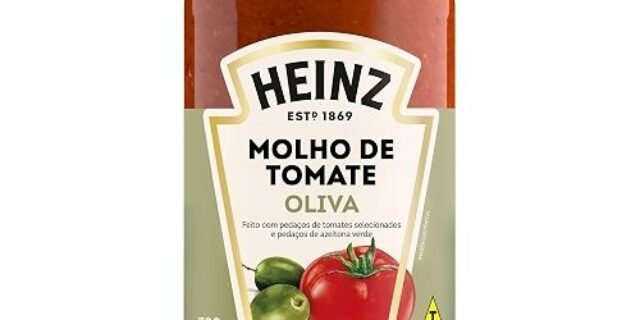 Heinz Molho de Tomate Rústico Oliva em vidro, 320G