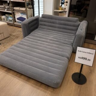 SOFÁ CAMA DE LUXO INFLÁVEL