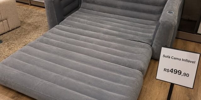 SOFÁ CAMA DE LUXO INFLÁVEL