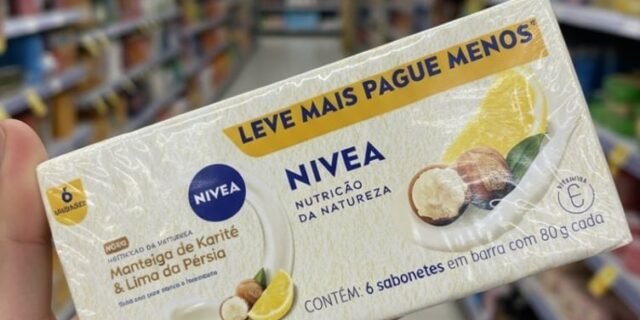 NIVEA Sabonete Vegetal Nutrição Da Natureza Manteiga De Karité & Lima Da Pérsia 80g (6 un.)