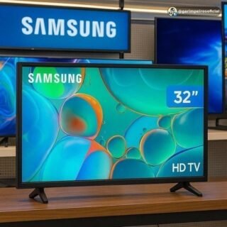 Samsung 32″ HD Tizen HDR Wi-Fi – Smart TV Preta