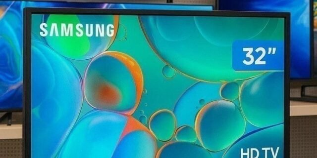 Samsung 32″ HD Tizen HDR Wi-Fi – Smart TV Preta