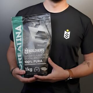 Creatina 1kg Suplemento Monohidratada Em Pó 100% Pura – Soldiers Nutrition Sem Sabor