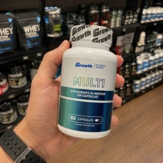 Multivitamínico 60 Cáps. Growth Supplements – Sem Sabor Sem Sabor